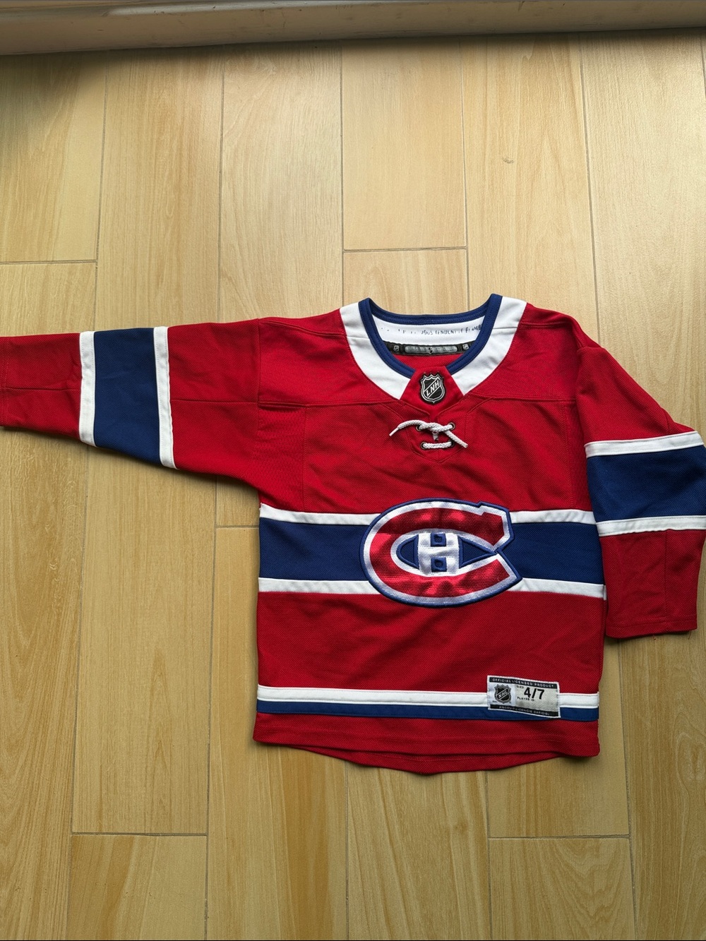 Kids Montreal Canadiens Nick Suzuki #14 Hockey Jersey - Size 4/7